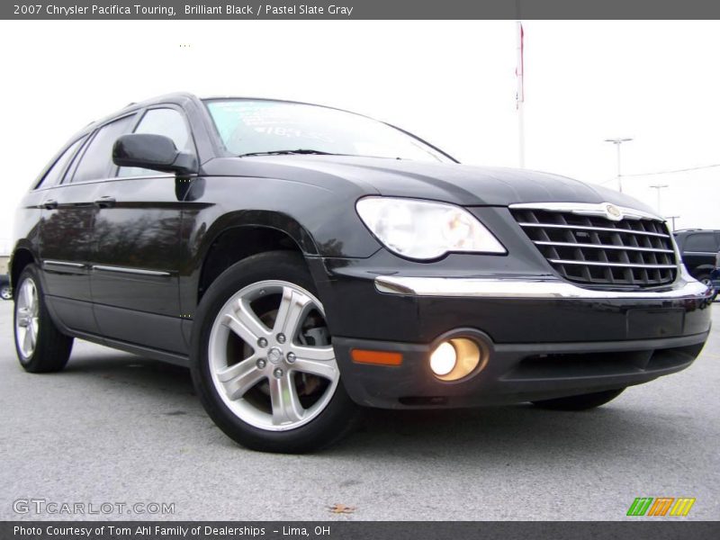 Brilliant Black / Pastel Slate Gray 2007 Chrysler Pacifica Touring