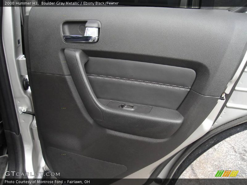 Boulder Gray Metallic / Ebony Black/Pewter 2008 Hummer H3