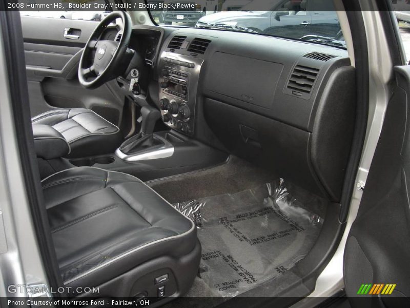 Boulder Gray Metallic / Ebony Black/Pewter 2008 Hummer H3