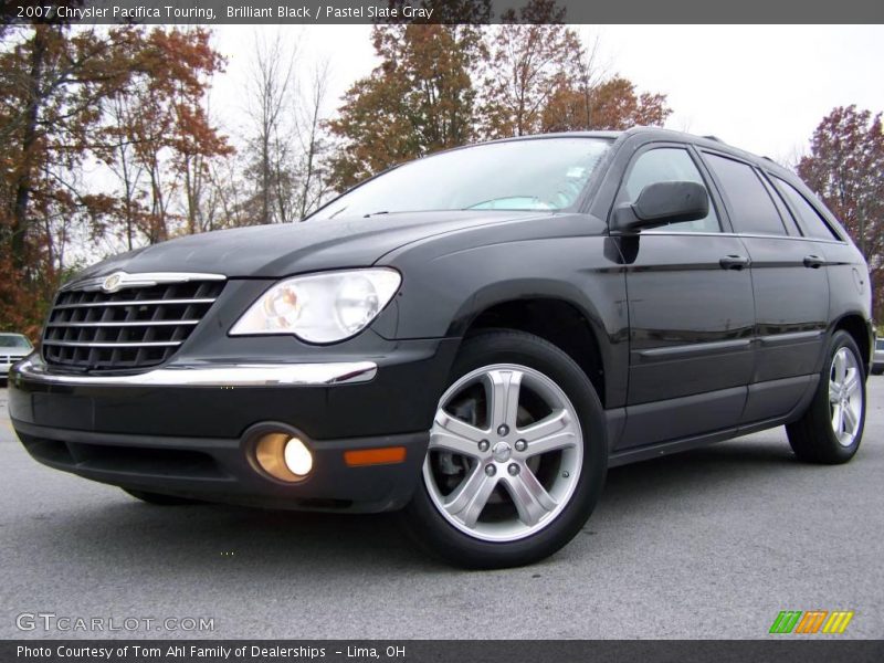 Brilliant Black / Pastel Slate Gray 2007 Chrysler Pacifica Touring