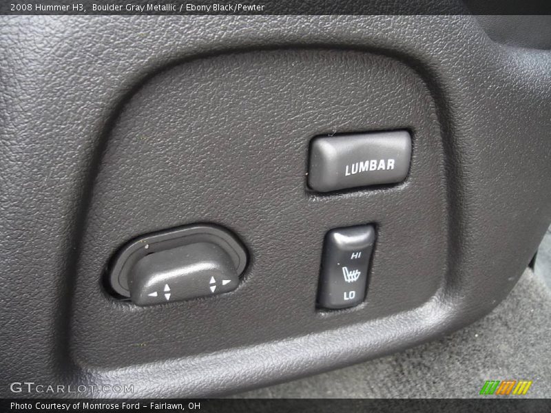 Boulder Gray Metallic / Ebony Black/Pewter 2008 Hummer H3