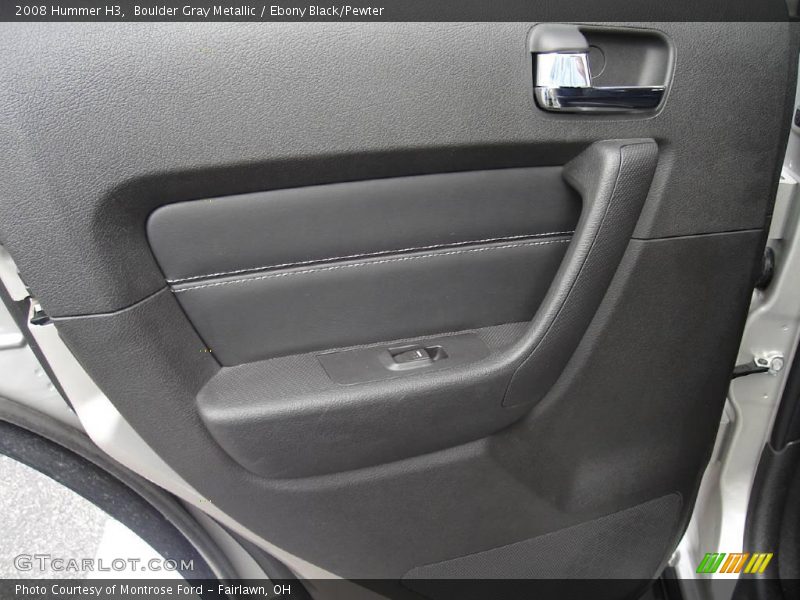 Boulder Gray Metallic / Ebony Black/Pewter 2008 Hummer H3