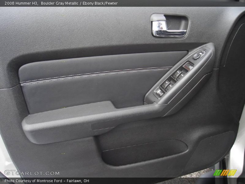 Boulder Gray Metallic / Ebony Black/Pewter 2008 Hummer H3