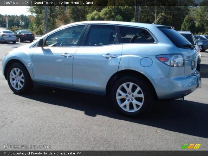 Icy Blue Metallic / Sand 2007 Mazda CX-7 Grand Touring
