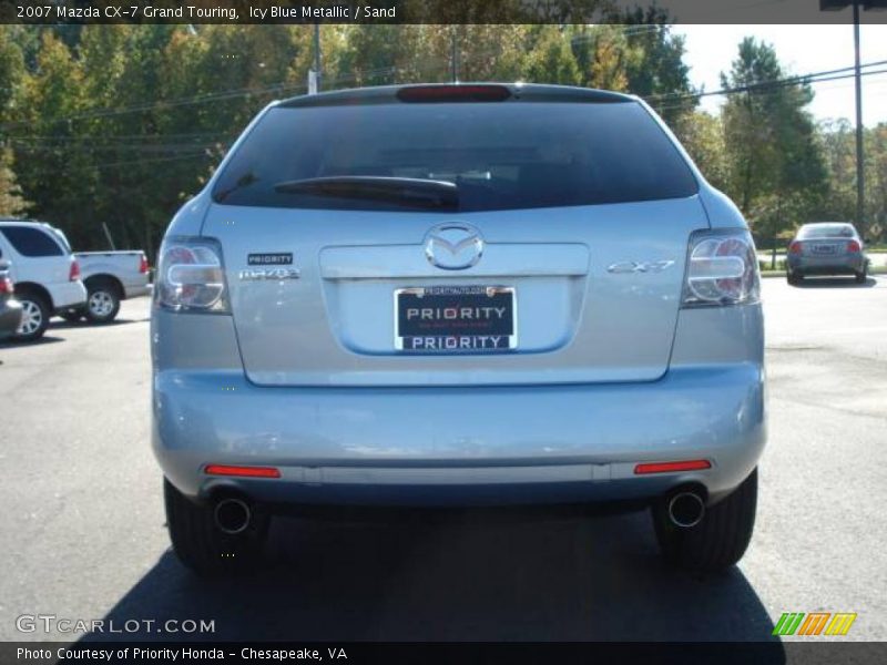 Icy Blue Metallic / Sand 2007 Mazda CX-7 Grand Touring