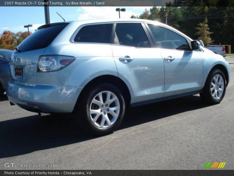 Icy Blue Metallic / Sand 2007 Mazda CX-7 Grand Touring