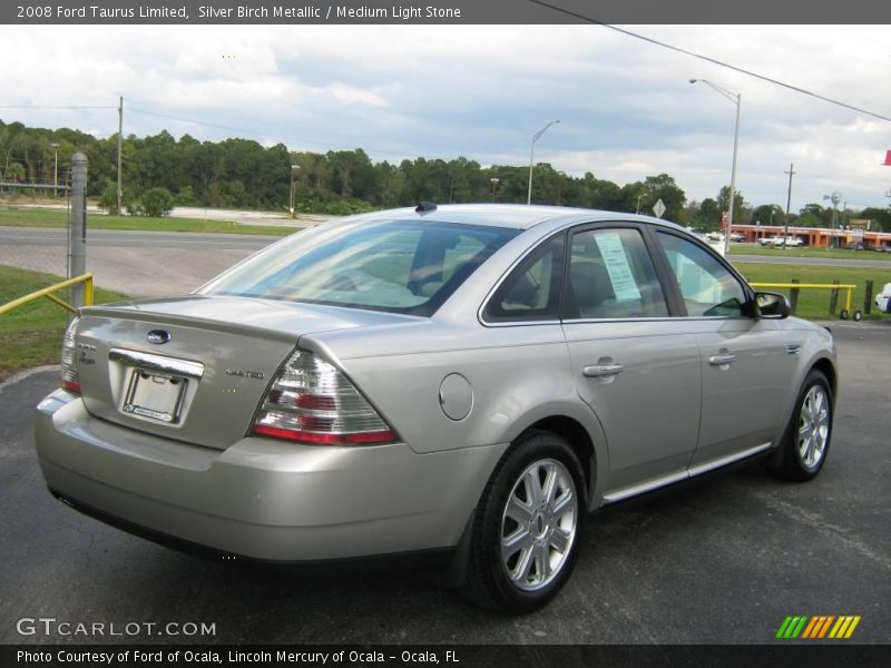 Silver Birch Metallic / Medium Light Stone 2008 Ford Taurus Limited