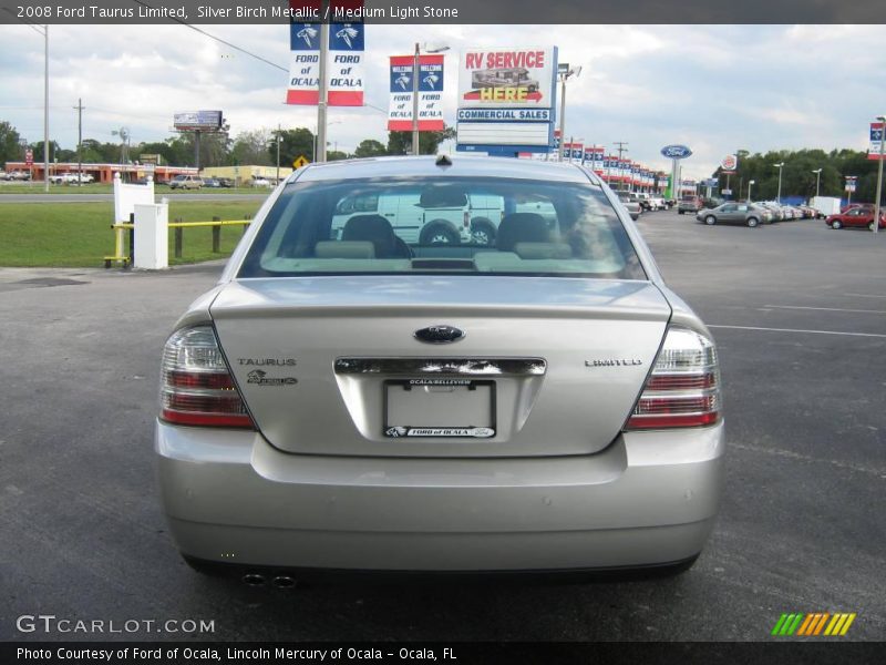 Silver Birch Metallic / Medium Light Stone 2008 Ford Taurus Limited