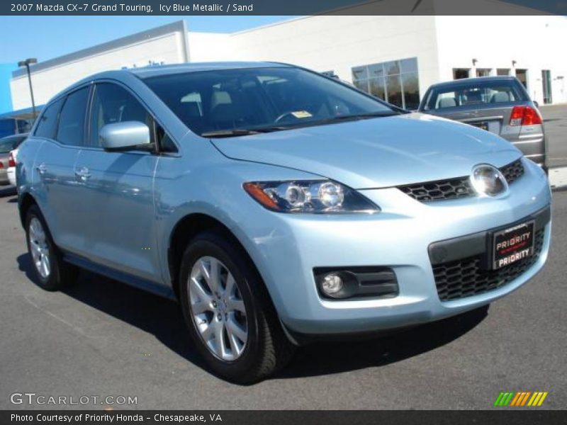 Icy Blue Metallic / Sand 2007 Mazda CX-7 Grand Touring
