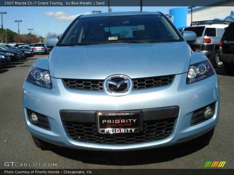 Icy Blue Metallic / Sand 2007 Mazda CX-7 Grand Touring