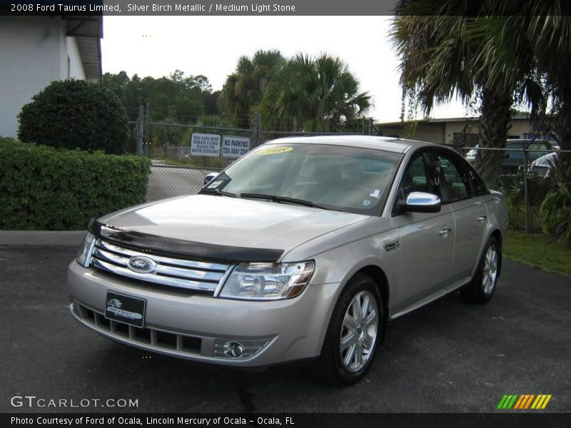 Silver Birch Metallic / Medium Light Stone 2008 Ford Taurus Limited