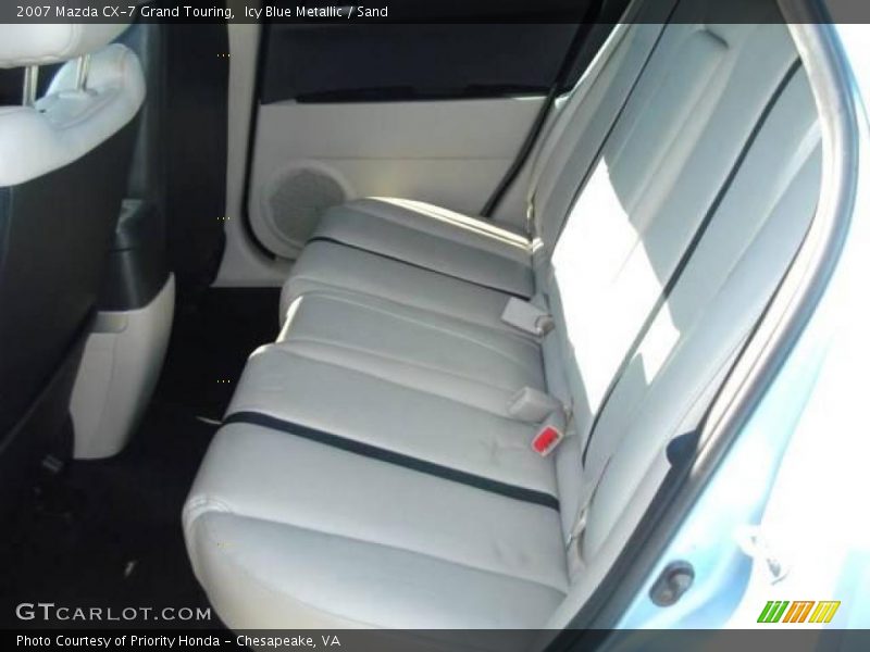 Icy Blue Metallic / Sand 2007 Mazda CX-7 Grand Touring