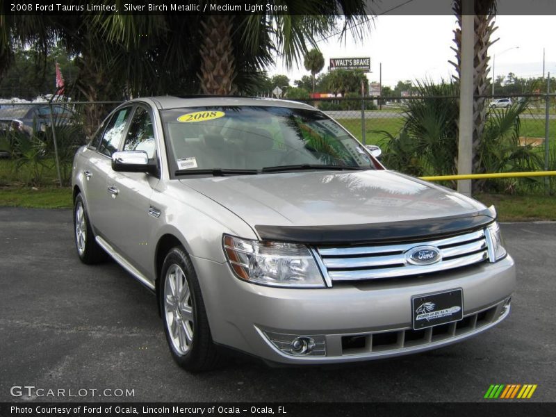 Silver Birch Metallic / Medium Light Stone 2008 Ford Taurus Limited