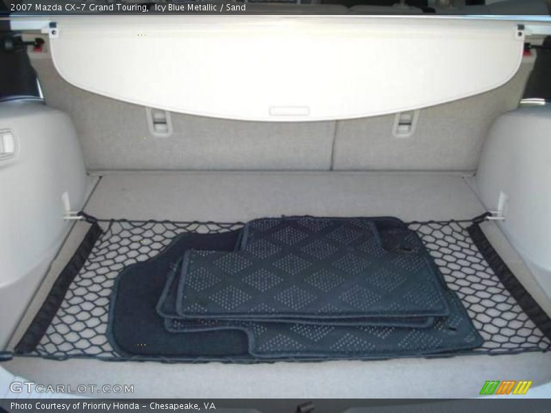 Icy Blue Metallic / Sand 2007 Mazda CX-7 Grand Touring