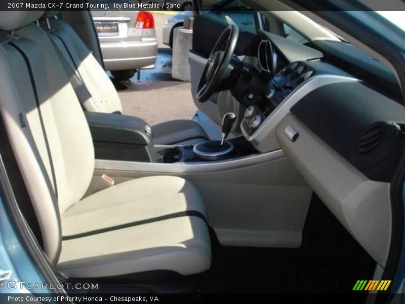 Icy Blue Metallic / Sand 2007 Mazda CX-7 Grand Touring