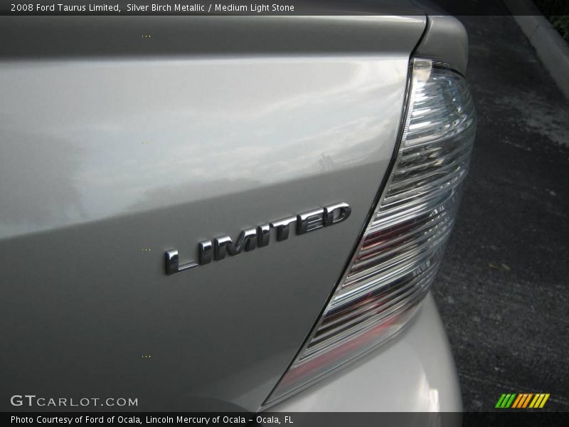 Silver Birch Metallic / Medium Light Stone 2008 Ford Taurus Limited