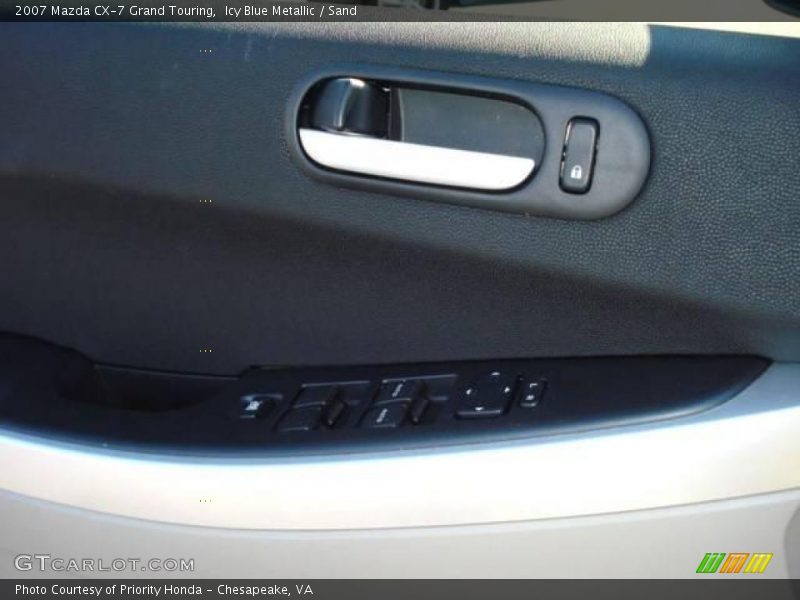 Icy Blue Metallic / Sand 2007 Mazda CX-7 Grand Touring