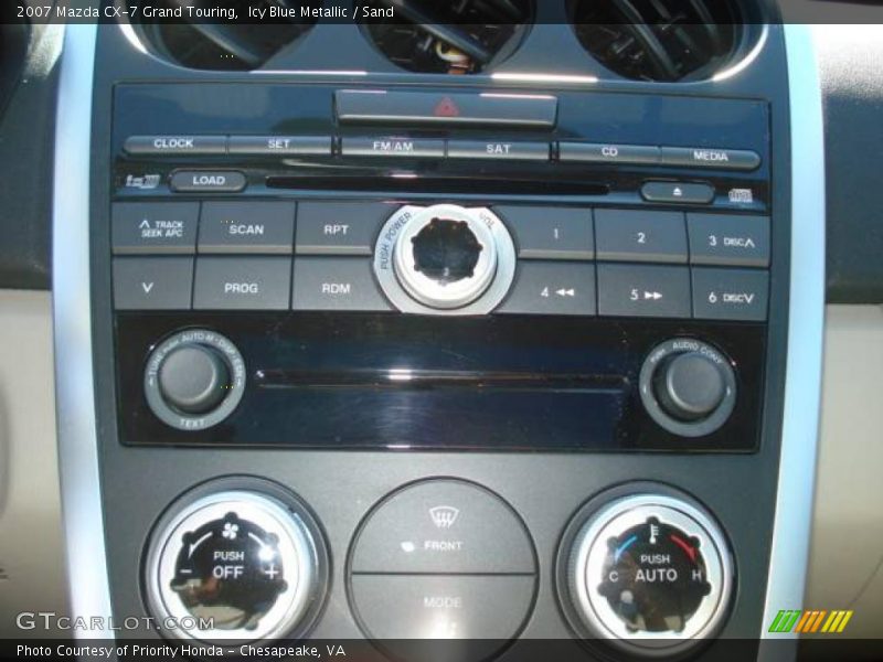 Icy Blue Metallic / Sand 2007 Mazda CX-7 Grand Touring