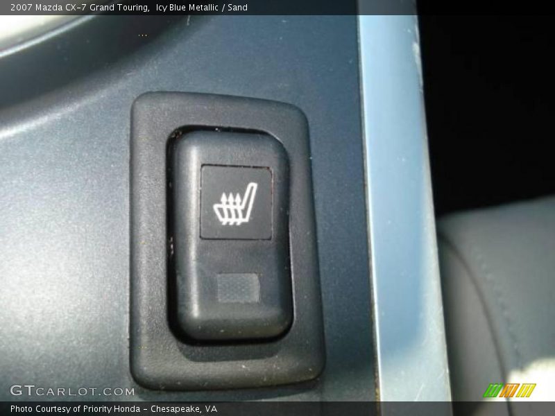 Icy Blue Metallic / Sand 2007 Mazda CX-7 Grand Touring