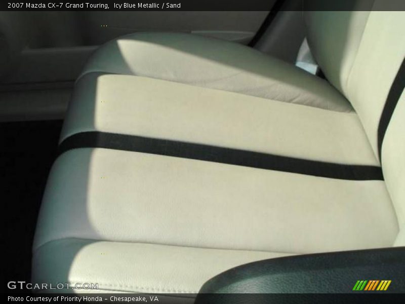 Icy Blue Metallic / Sand 2007 Mazda CX-7 Grand Touring