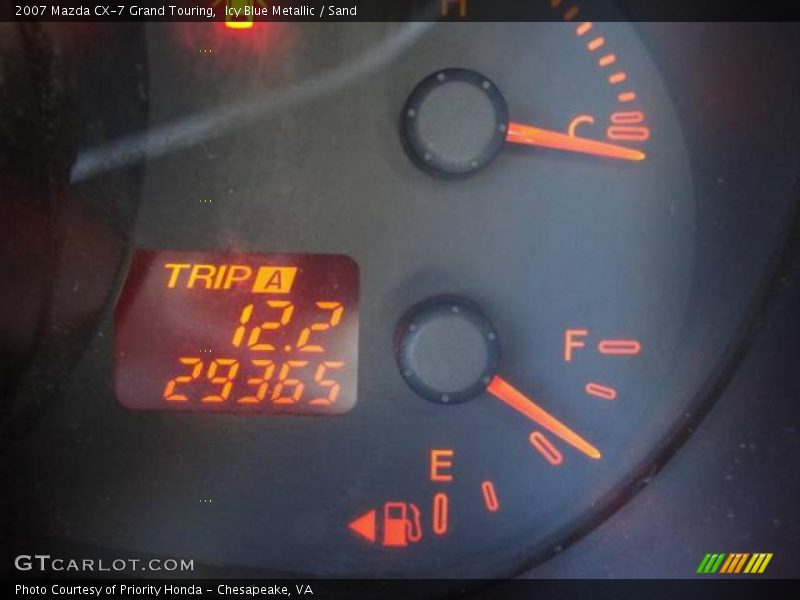 Icy Blue Metallic / Sand 2007 Mazda CX-7 Grand Touring