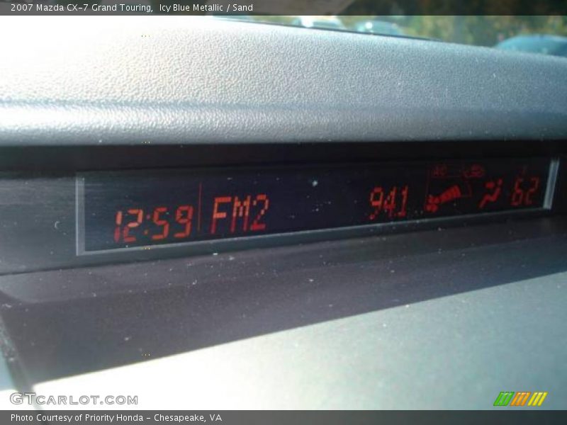 Icy Blue Metallic / Sand 2007 Mazda CX-7 Grand Touring