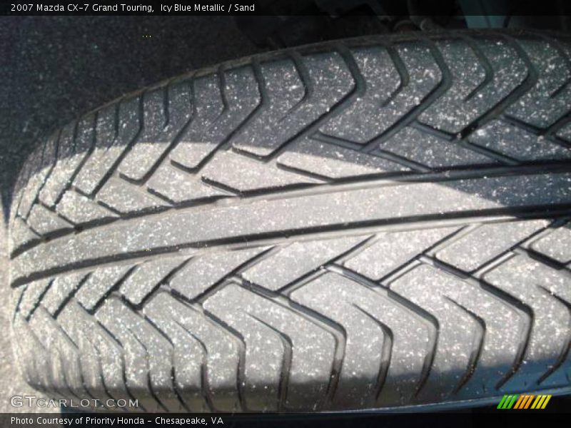 Icy Blue Metallic / Sand 2007 Mazda CX-7 Grand Touring