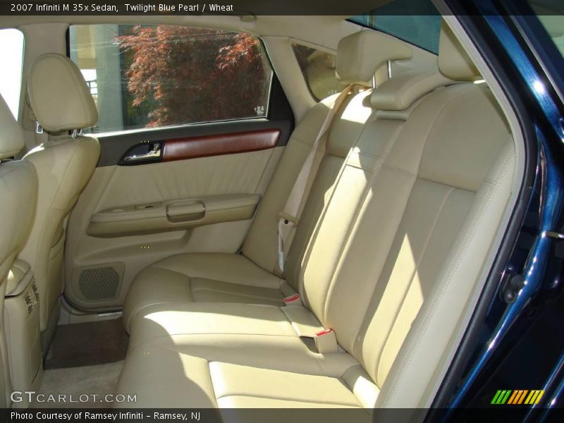 Twilight Blue Pearl / Wheat 2007 Infiniti M 35x Sedan