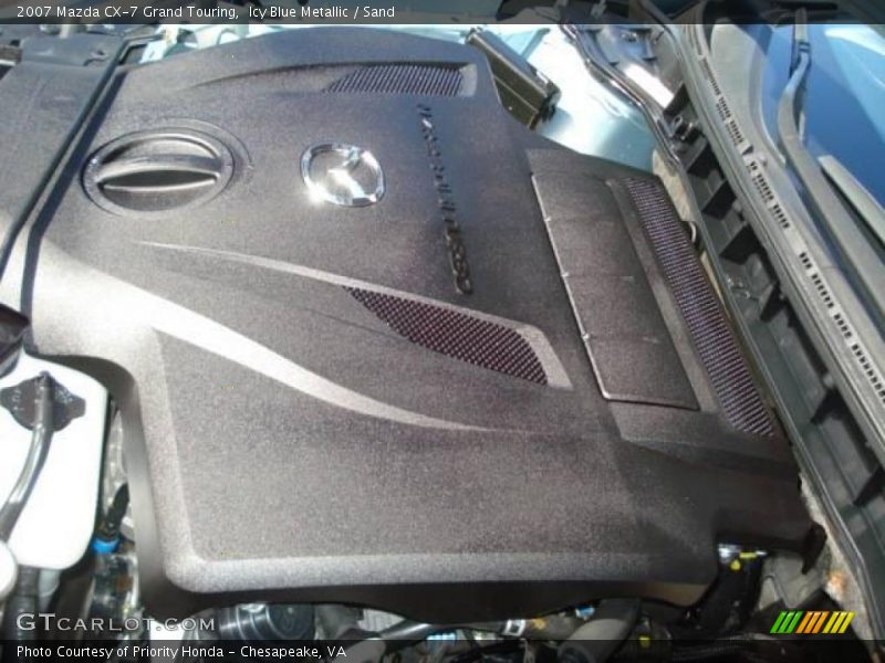 Icy Blue Metallic / Sand 2007 Mazda CX-7 Grand Touring