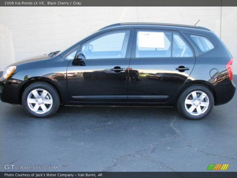 Black Cherry / Gray 2008 Kia Rondo LX V6