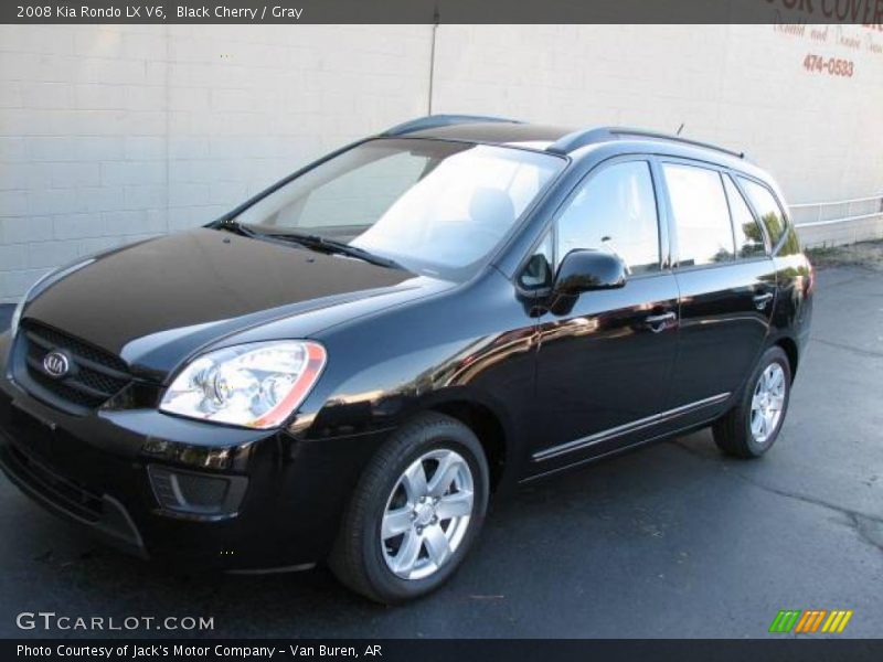 Black Cherry / Gray 2008 Kia Rondo LX V6
