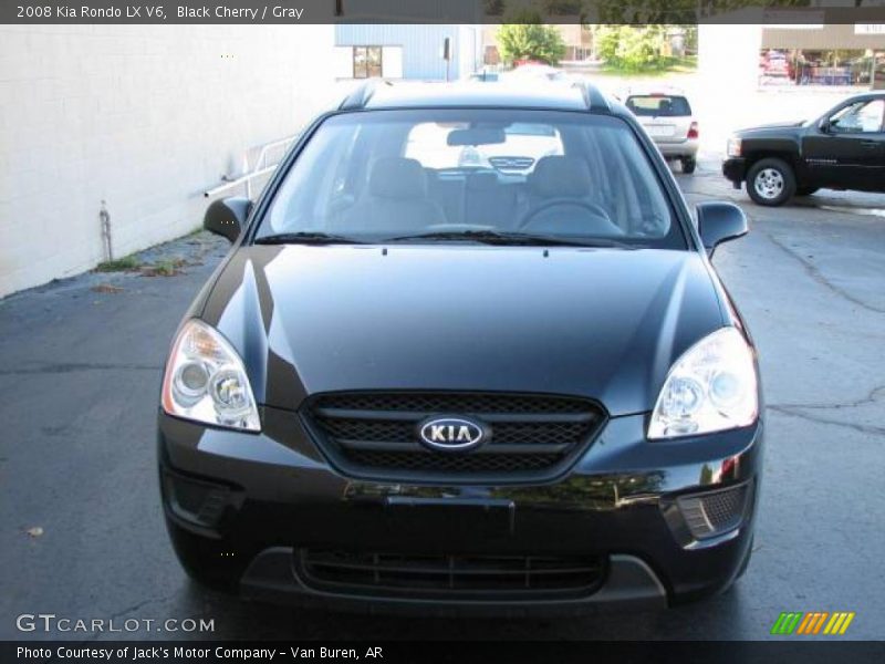 Black Cherry / Gray 2008 Kia Rondo LX V6