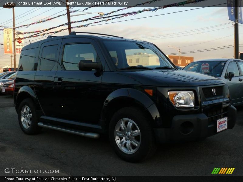 Nighthawk Black Pearl / Black/Gray 2006 Honda Element EX-P AWD