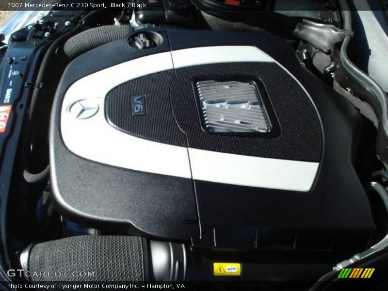 Black / Black 2007 Mercedes-Benz C 230 Sport