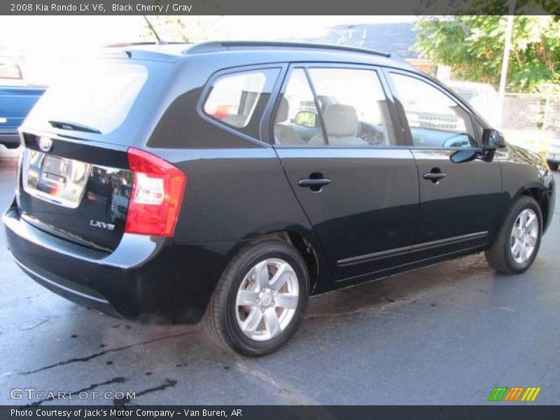 Black Cherry / Gray 2008 Kia Rondo LX V6