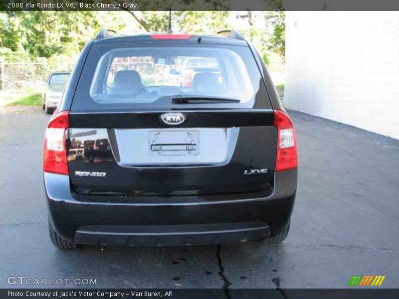 Black Cherry / Gray 2008 Kia Rondo LX V6