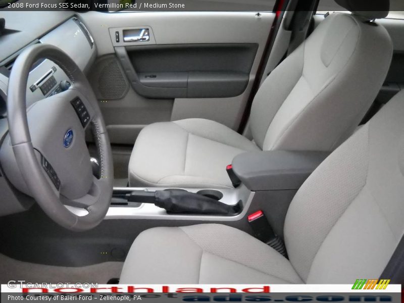 Vermillion Red / Medium Stone 2008 Ford Focus SES Sedan