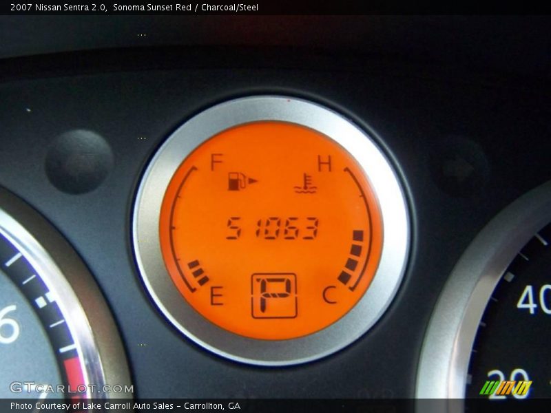 Sonoma Sunset Red / Charcoal/Steel 2007 Nissan Sentra 2.0