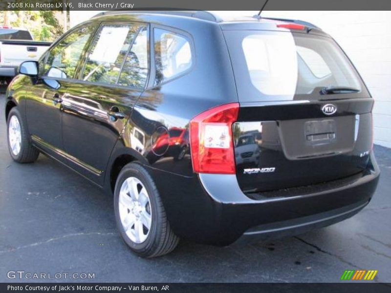 Black Cherry / Gray 2008 Kia Rondo LX V6