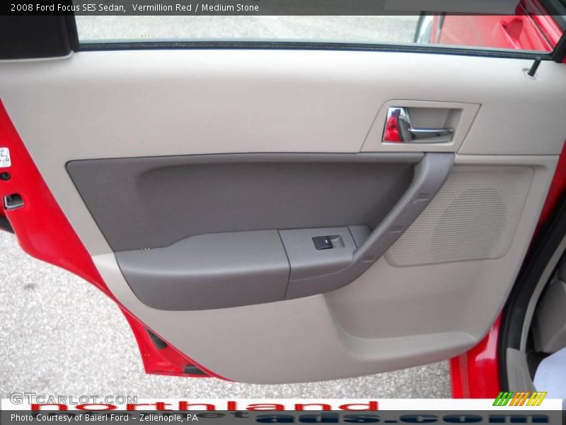 Vermillion Red / Medium Stone 2008 Ford Focus SES Sedan