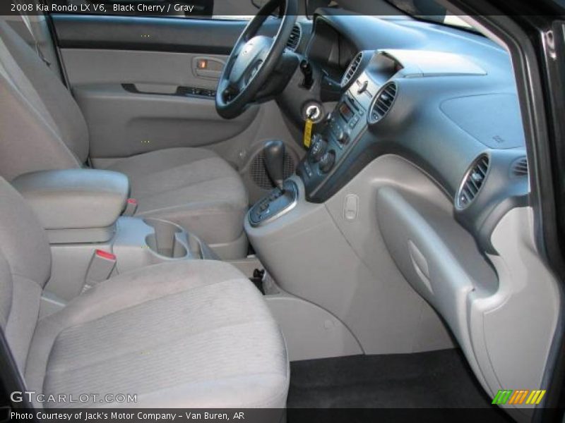 Black Cherry / Gray 2008 Kia Rondo LX V6