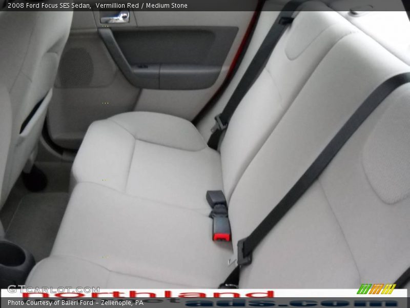 Vermillion Red / Medium Stone 2008 Ford Focus SES Sedan