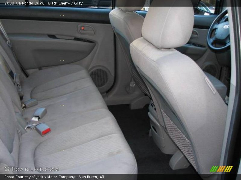 Black Cherry / Gray 2008 Kia Rondo LX V6