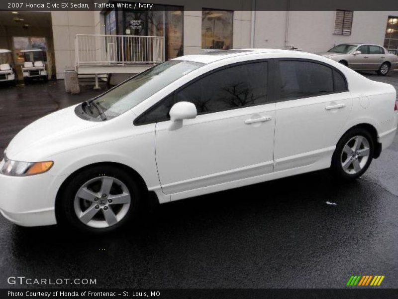 Taffeta White / Ivory 2007 Honda Civic EX Sedan
