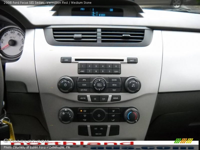 Vermillion Red / Medium Stone 2008 Ford Focus SES Sedan