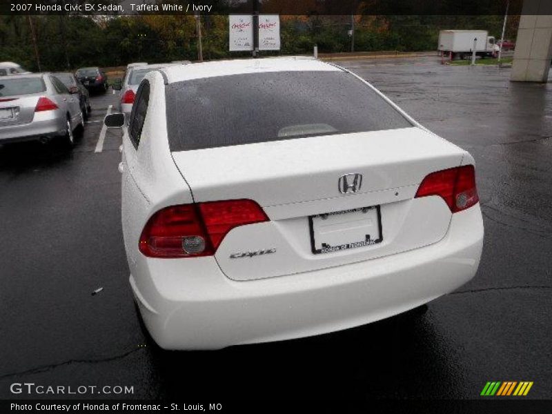 Taffeta White / Ivory 2007 Honda Civic EX Sedan