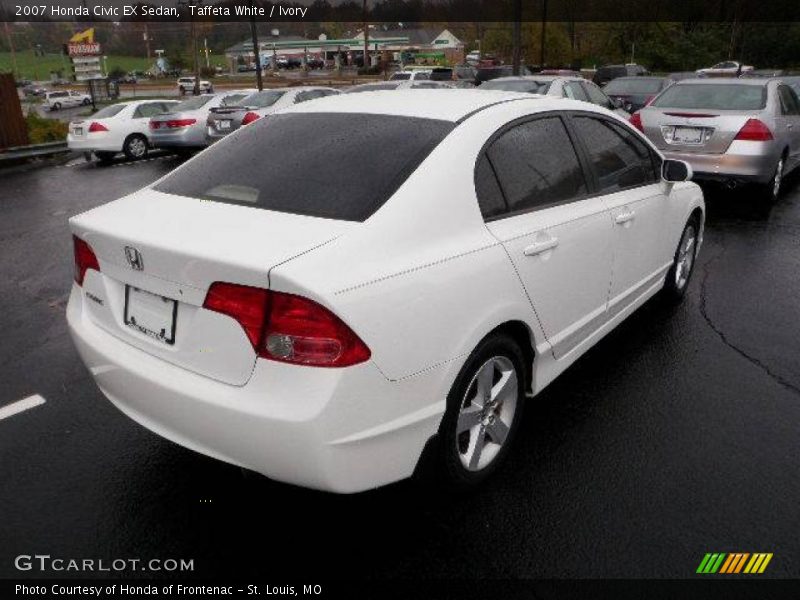 Taffeta White / Ivory 2007 Honda Civic EX Sedan
