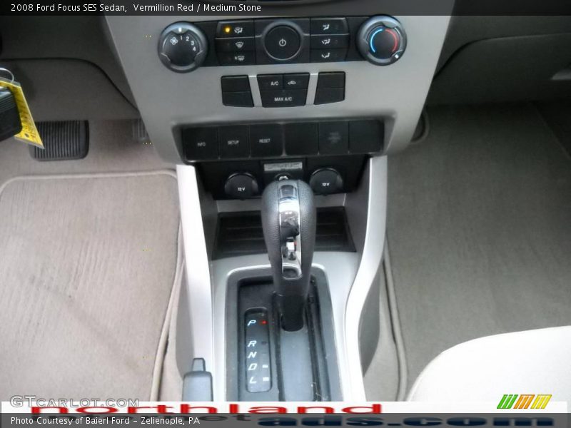 Vermillion Red / Medium Stone 2008 Ford Focus SES Sedan