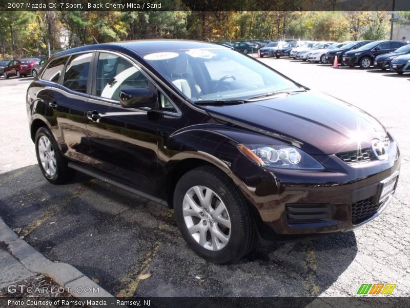 Black Cherry Mica / Sand 2007 Mazda CX-7 Sport