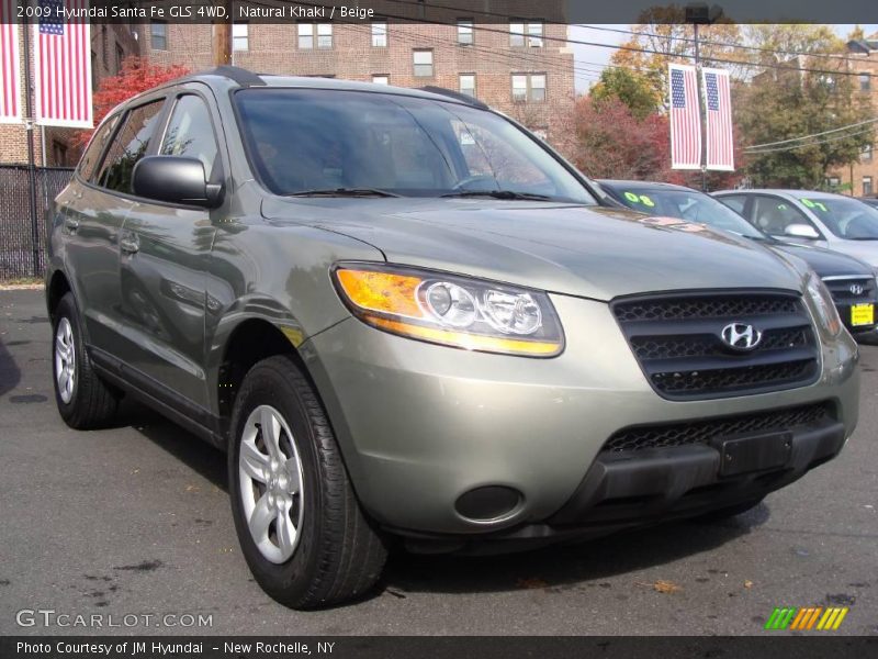 Natural Khaki / Beige 2009 Hyundai Santa Fe GLS 4WD